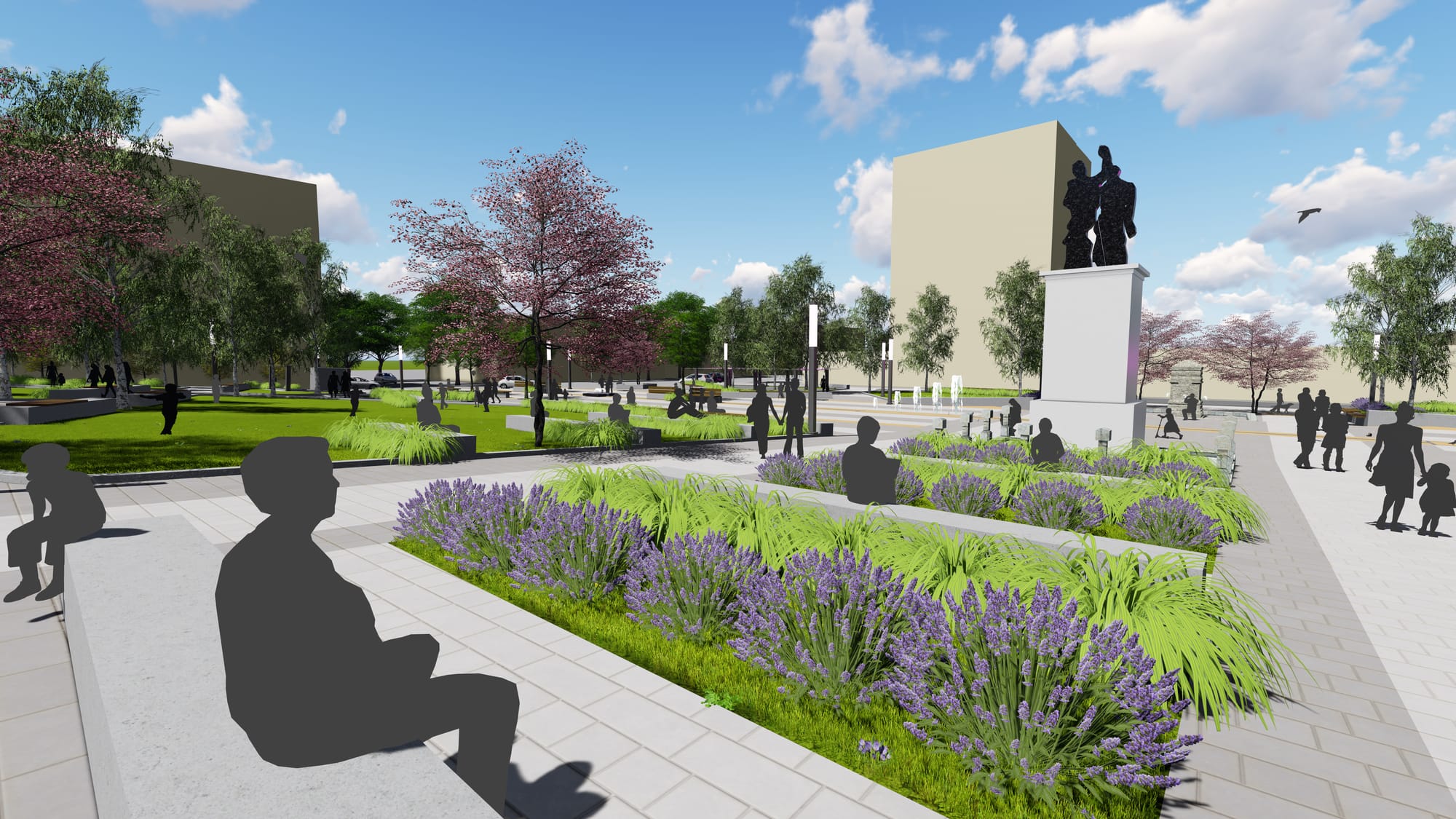 Urban Square of Toplica Heroes in Prokuplje, Serbia