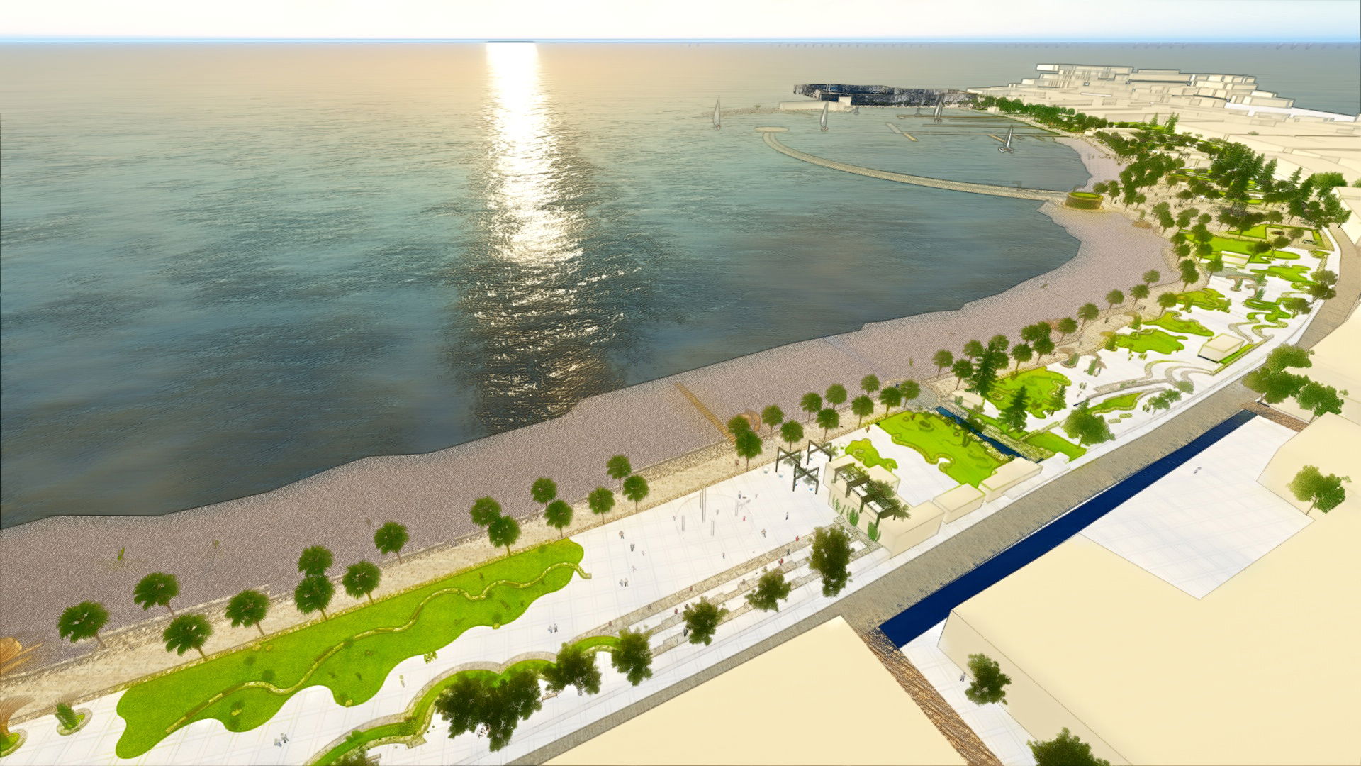 Budva Promenade: GARDEN CITY INVENTED: EMBRACING THE LANDSCAPE / CONNECTING WITH PEOPLE