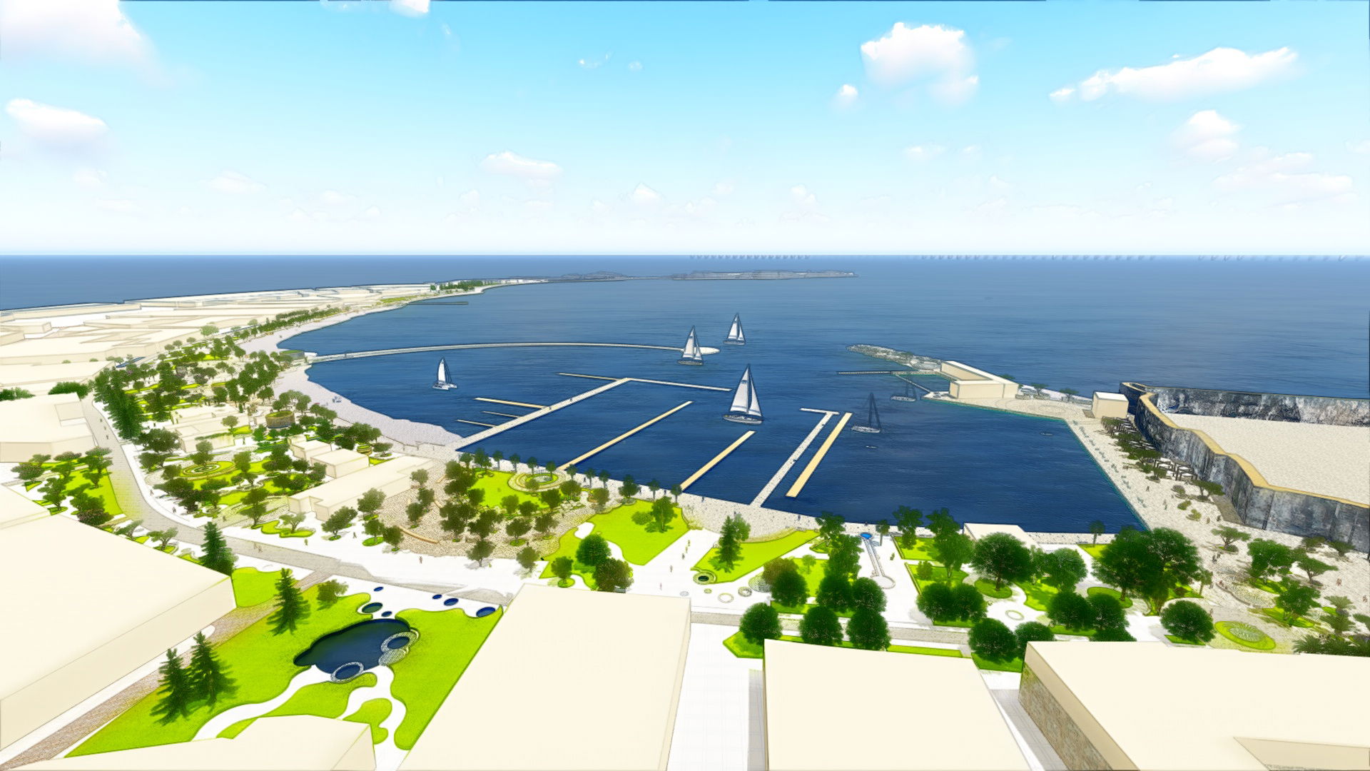 Budva Promenade: GARDEN CITY INVENTED: EMBRACING THE LANDSCAPE / CONNECTING WITH PEOPLE