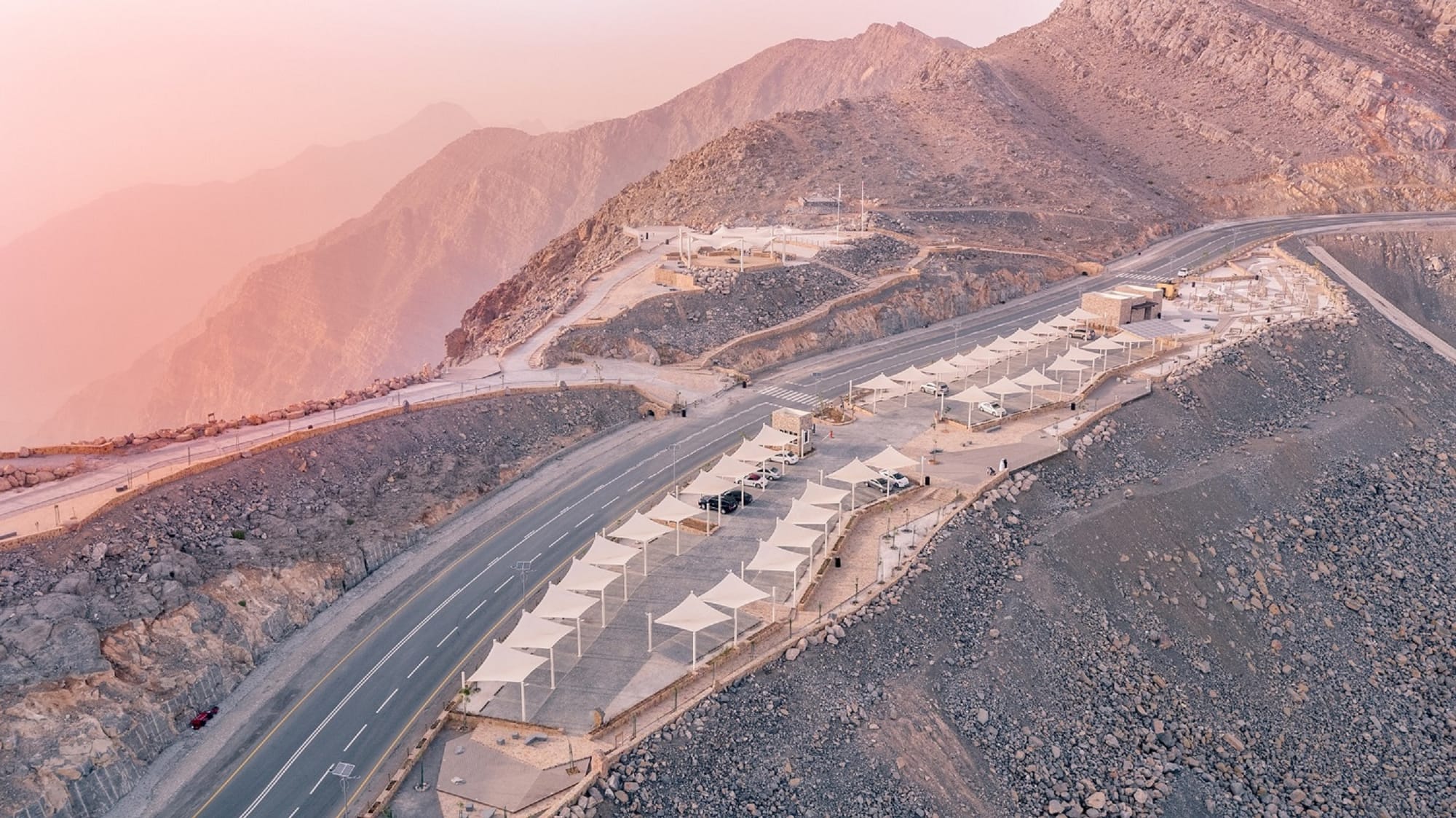 Viewing Deck Park in Jebel Jais Mountain, RAK, UAE