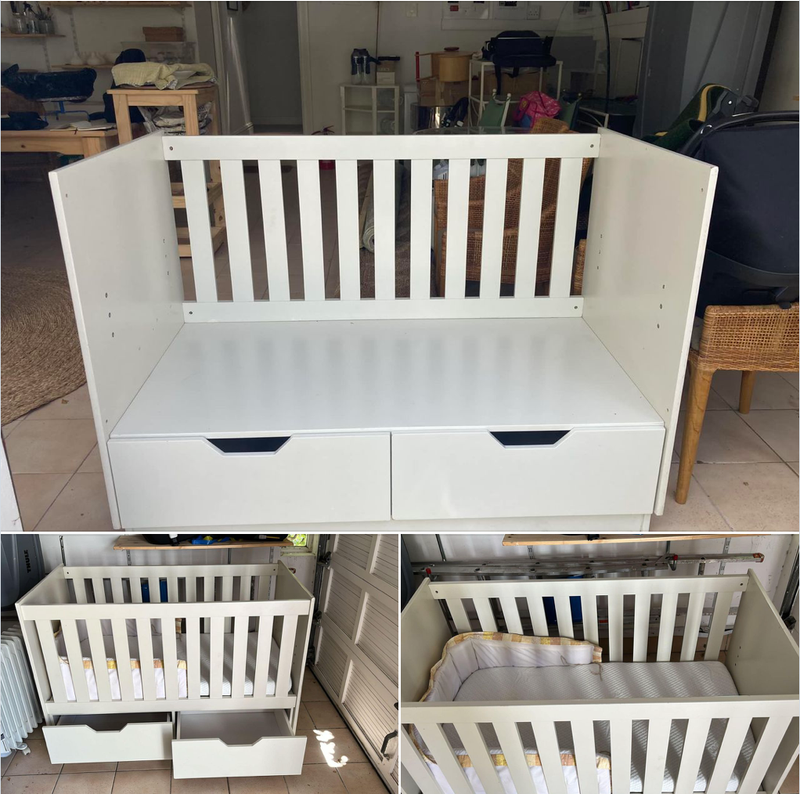 Cream Coloured Cot - Collect In Tokai