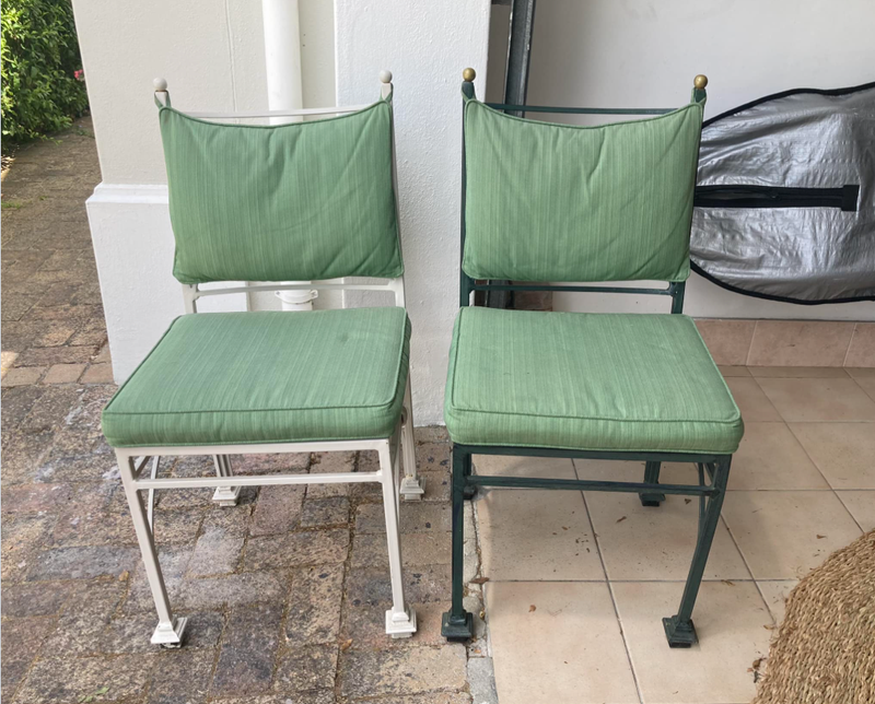 Wrought Iron Chairs - Collect In Tokai