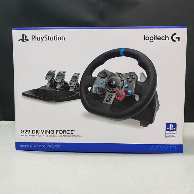 Logitech G29 Driving Force Racing Wheel for PS5, PS4, PC +