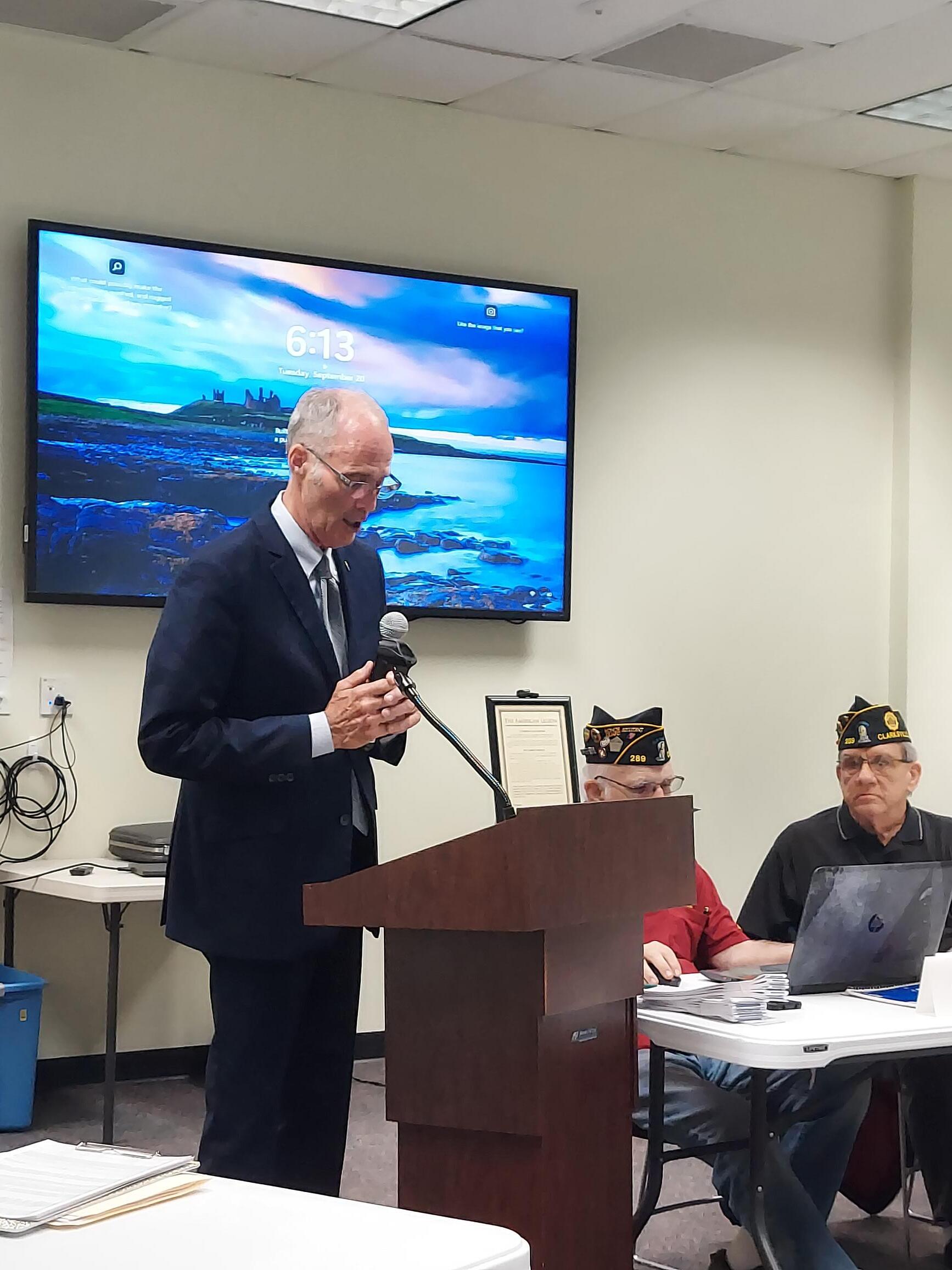 Proclamation of the 102nd American Legion Birthday reading