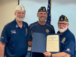 David Zeveney receiving Diploma