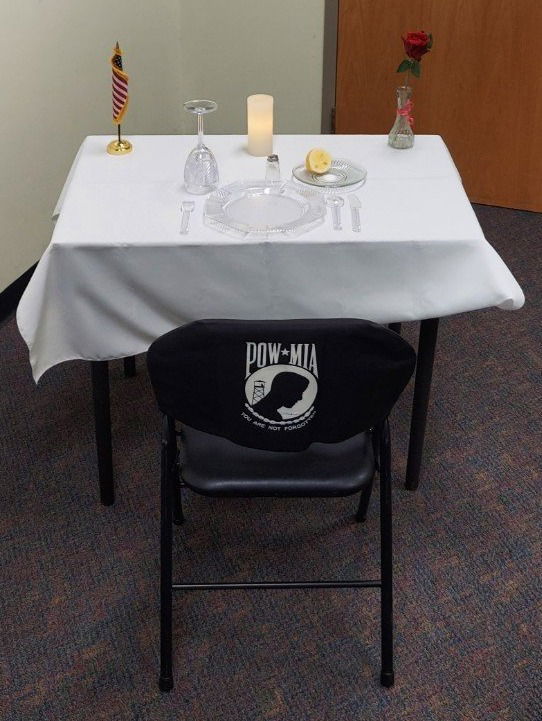 Post 289 POW/MIA Table