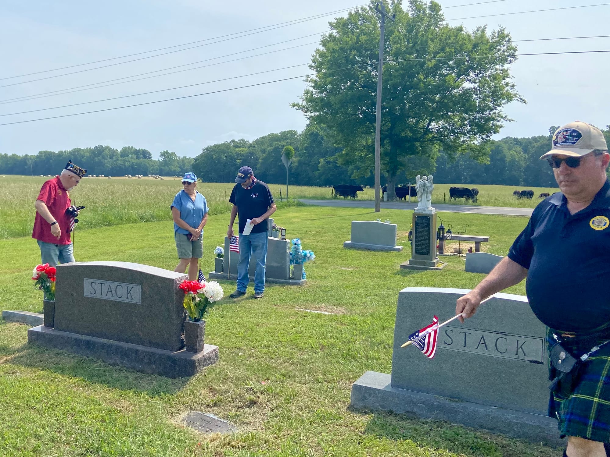 Placing of Flag