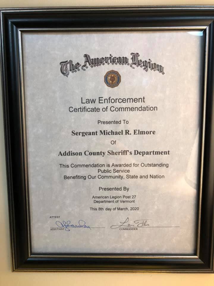 Law Enforcement Officer of the Year - 2020