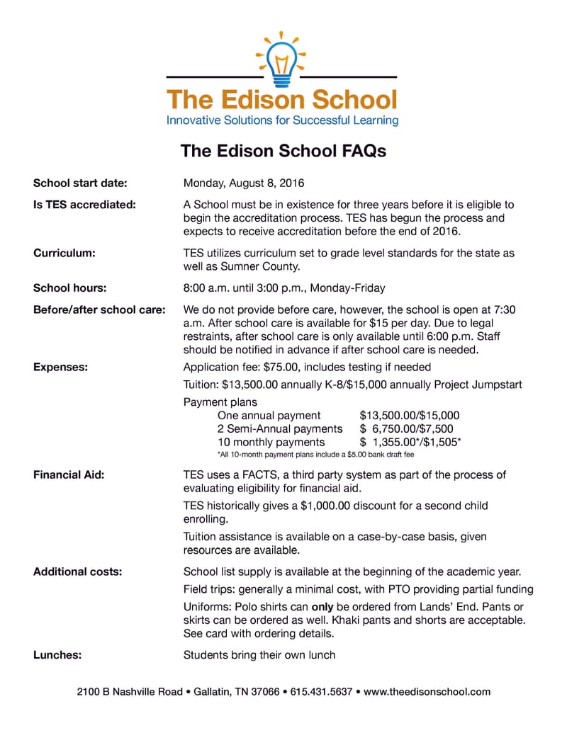 The Edison School