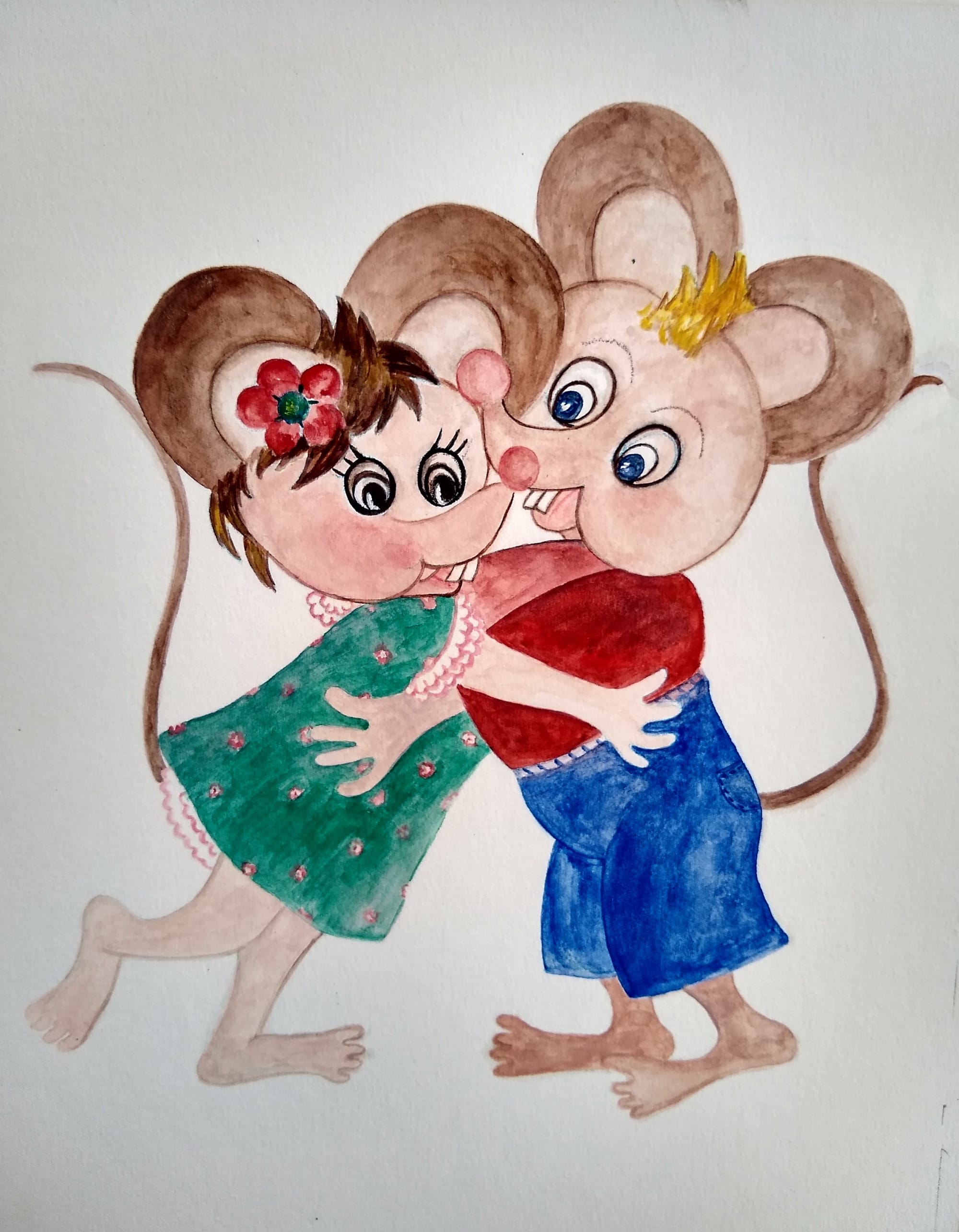 #77Mice Hugging