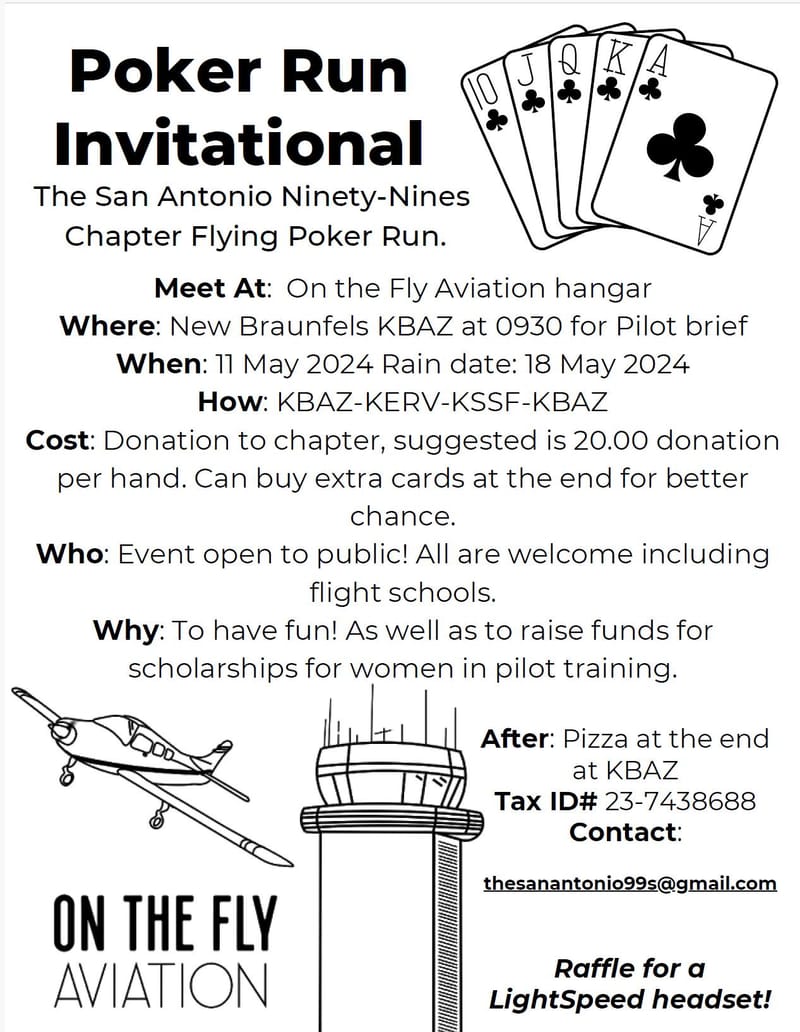 San Antonio 99s Poker Run