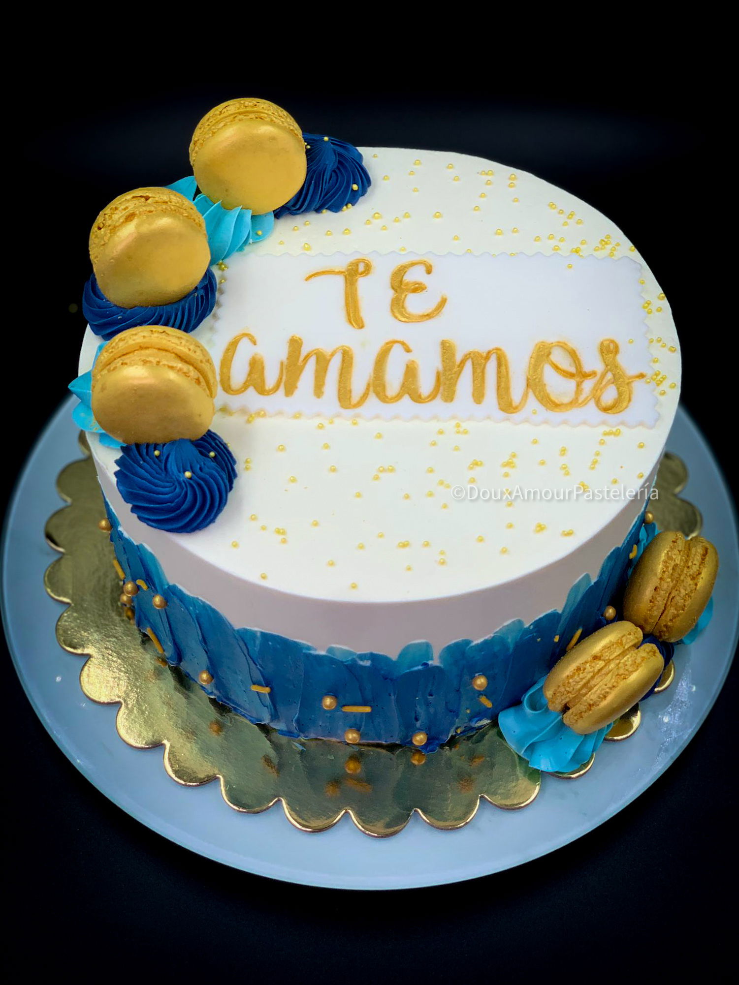 Tarta macarones