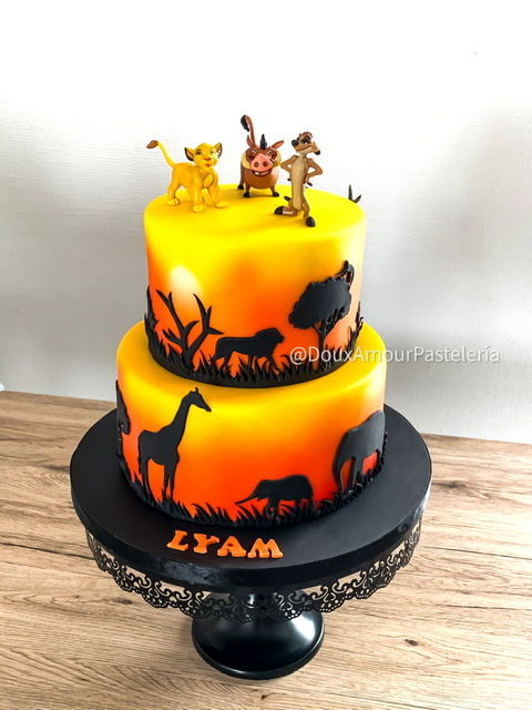 Tarta Rey león