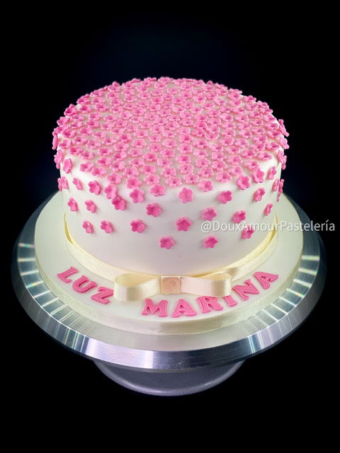 Tarta florecitas pequeñas