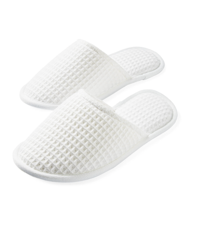 100% COTTON HONEY COMB SLIPPERS