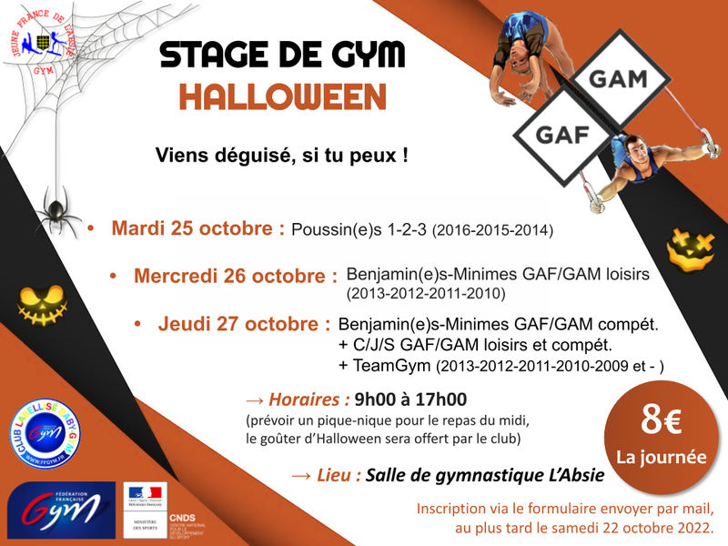 STAGES GYMNASTIQUE