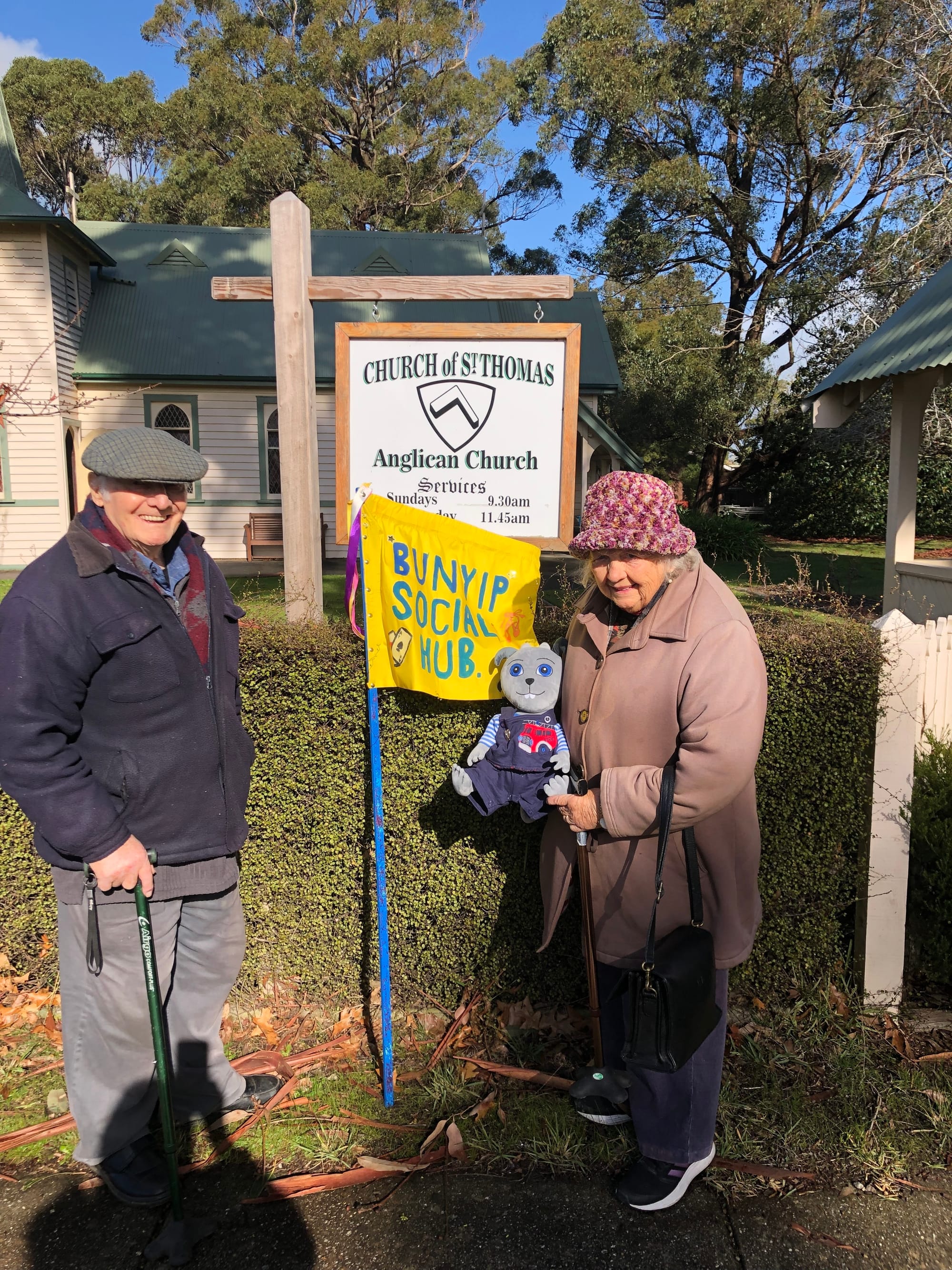 Ron and Nan with Henry