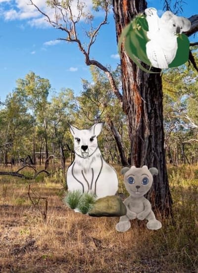 Henry sat under a gum tree