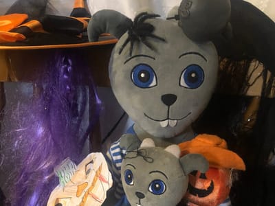 Henry the Bunyip likes Halloween