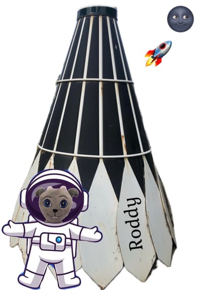 Rodney the rocket space ship