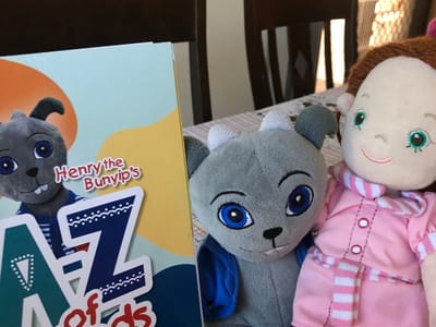 Henry and Cindy read the new book