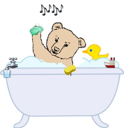 Ursula the little brown bear can sing 🎶