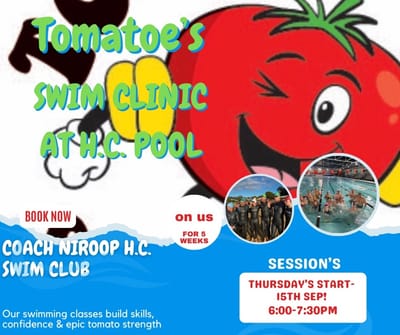 Tomatoes Swim Clinic