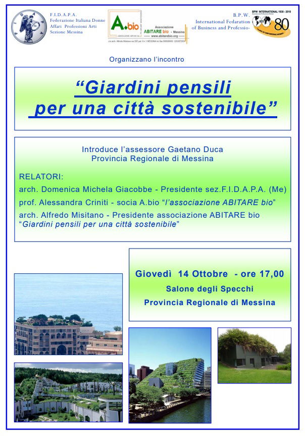 Giardini pensili per una città sostenibile