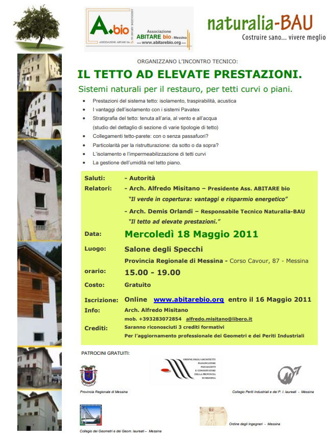 IL TETTO AD ELEVATE PRESTAZIONI