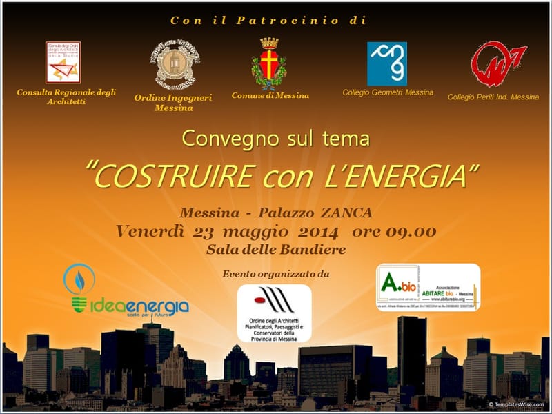 COSTRUIRE CON L'ENERGIA