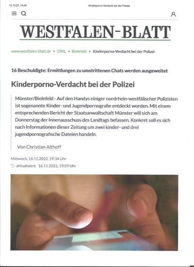 ÜBER MÜNSTER KINDERSCHÄNDER image
