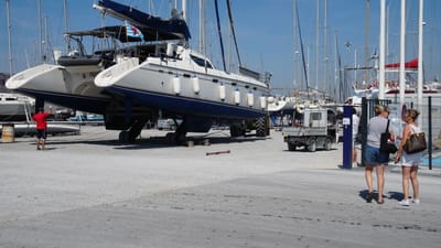 LIFE ON A BOAT............IN A YARD  image