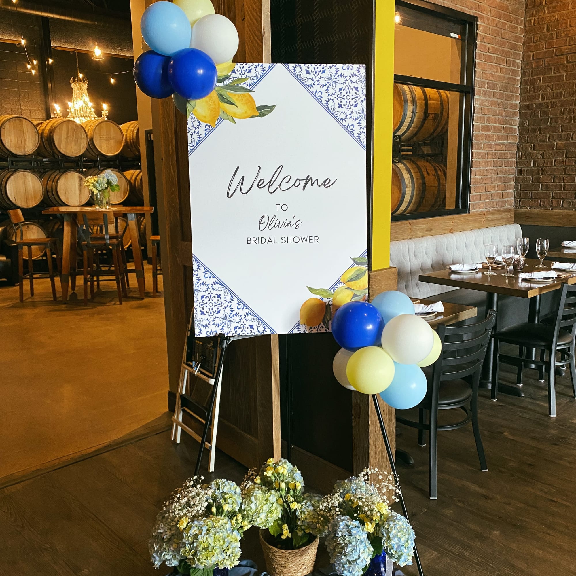 Mediterranean Themed Bridal Shower 