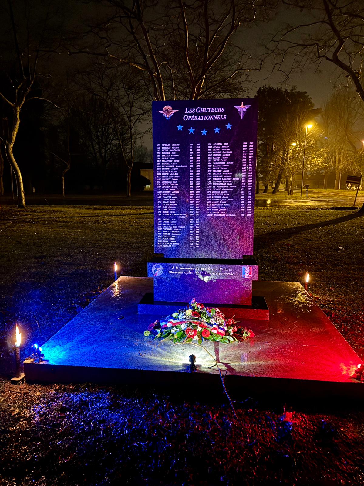 30 nov 2023 Remise de brevets au 160ème stage et dévoilement de la stèle.