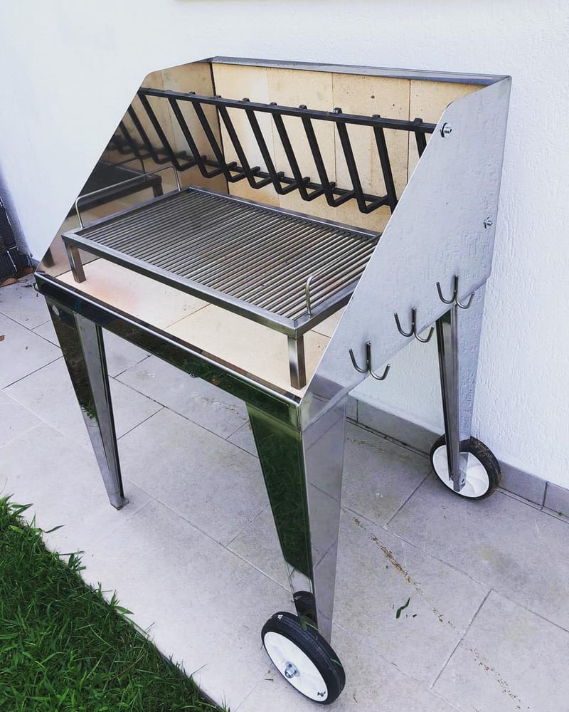 Griglia in acciaio inox 304 fissa