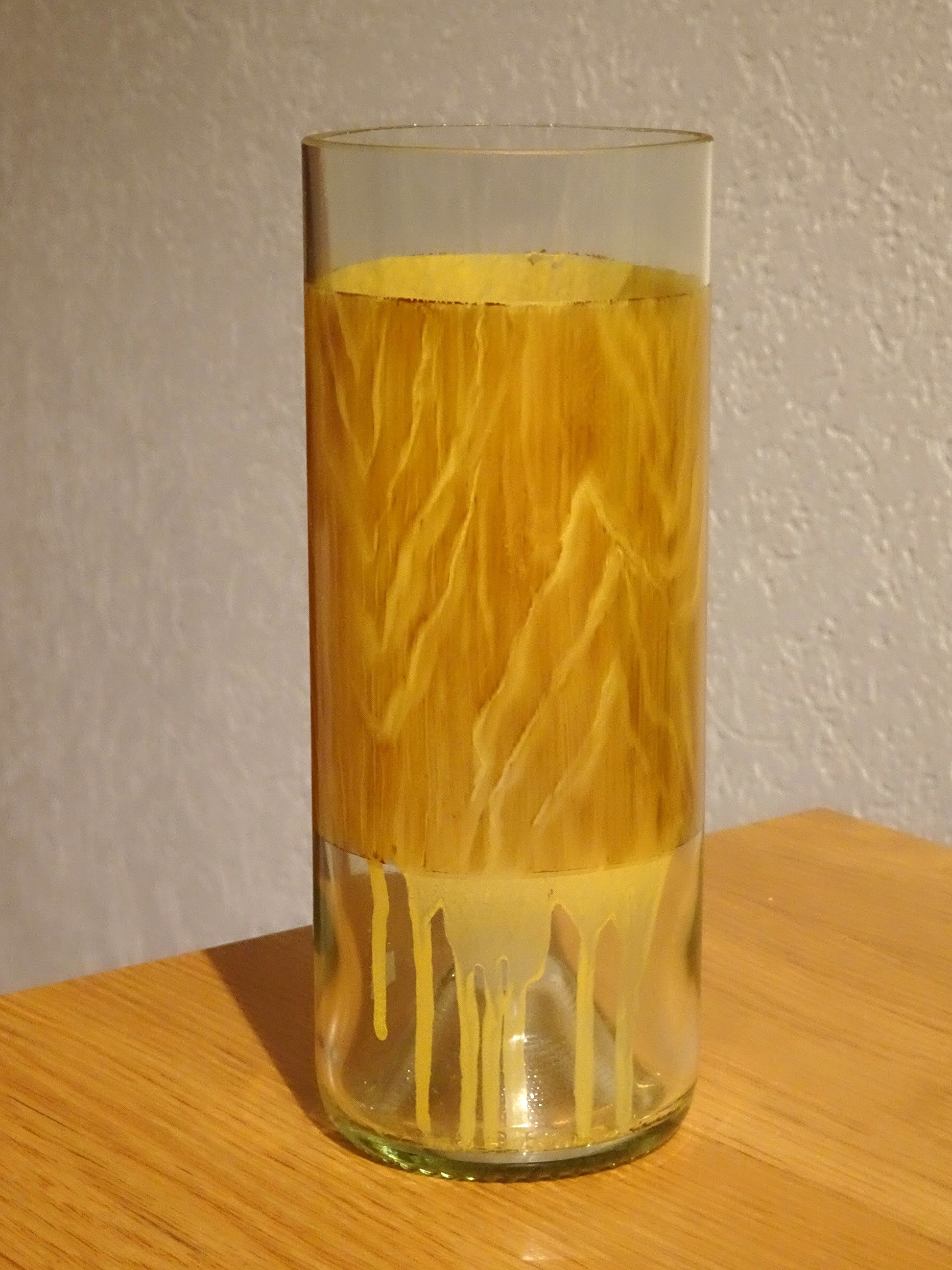 Jeux de matière sur le verre