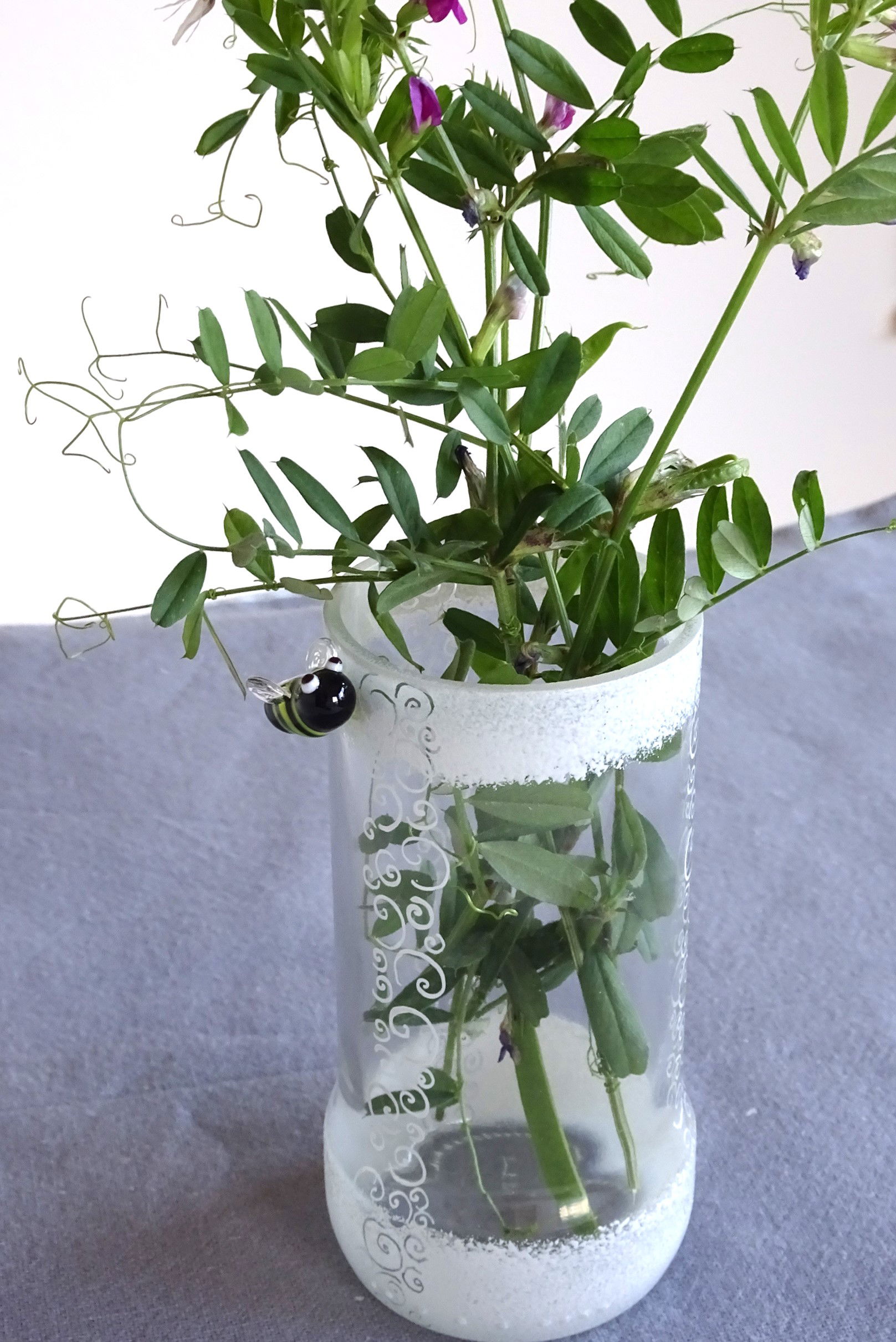 Jeux de matière sur le verre