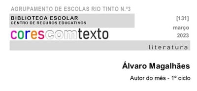 CoresComTexto - Álvaro Magalhães