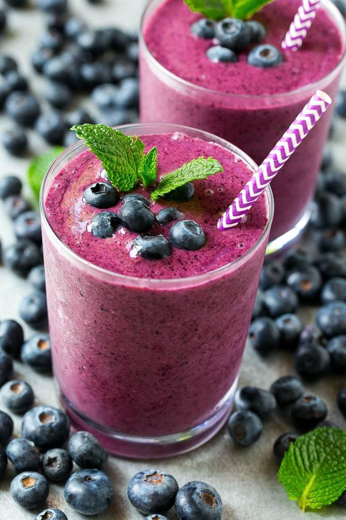 Blueberry Smoothie Drink - Motivate Your Mind, Body, Soul, and Spirit.