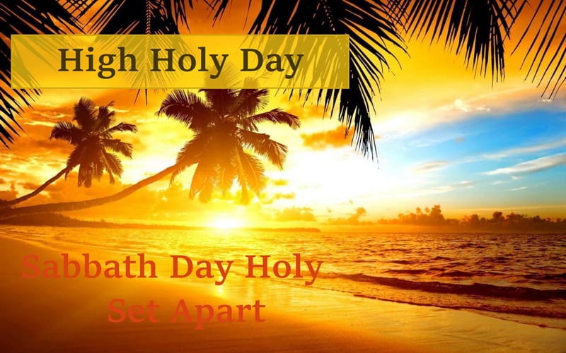 THE 7TH DAY SABBATH (SET APART) HALLOWED BY YAHAWAH