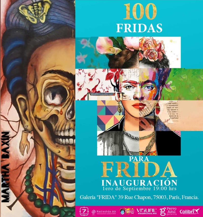 Exposición Colectiva itinerante " 100 Fridas para Frida" México - París