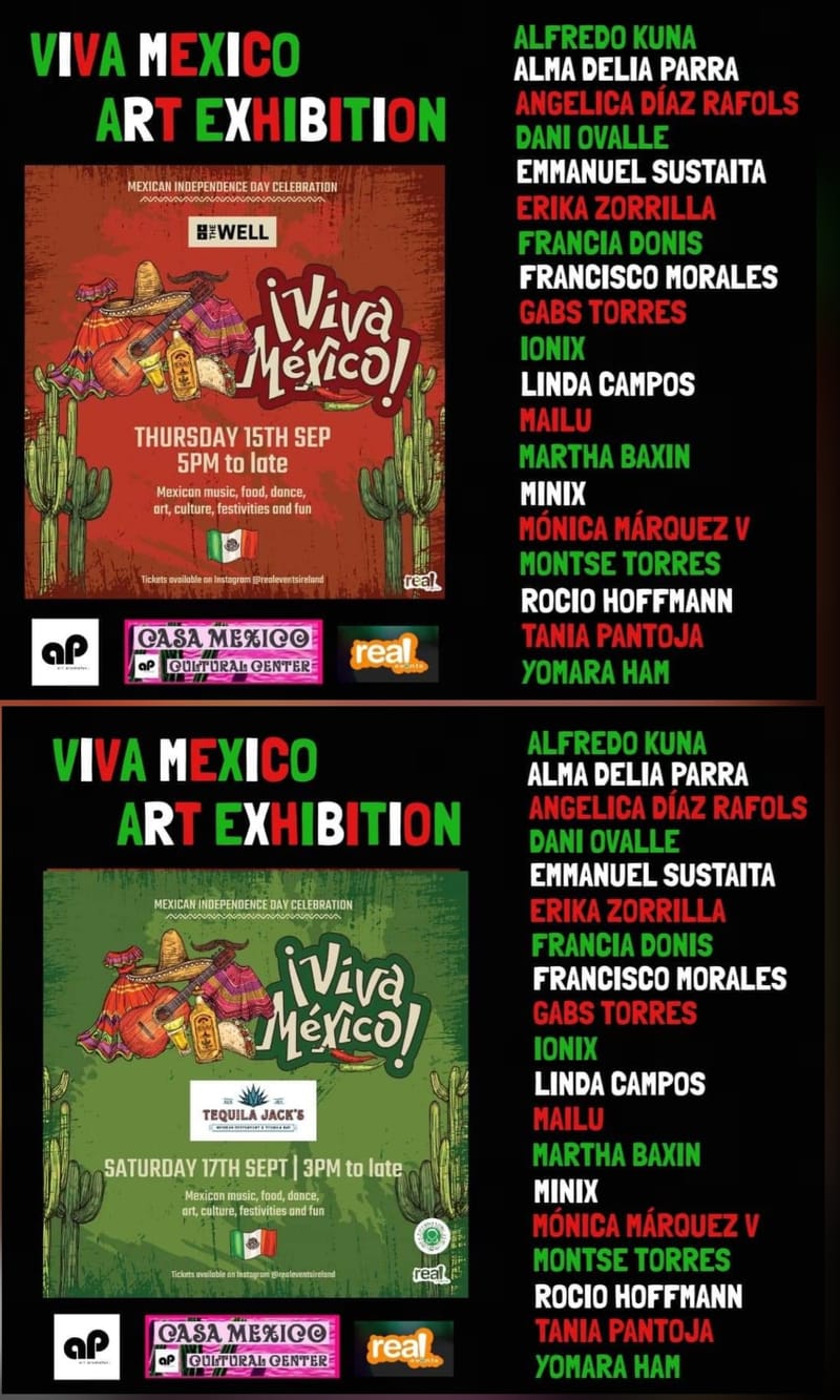 Exposición colectiva "Colores de México" Dublín, Irlanda