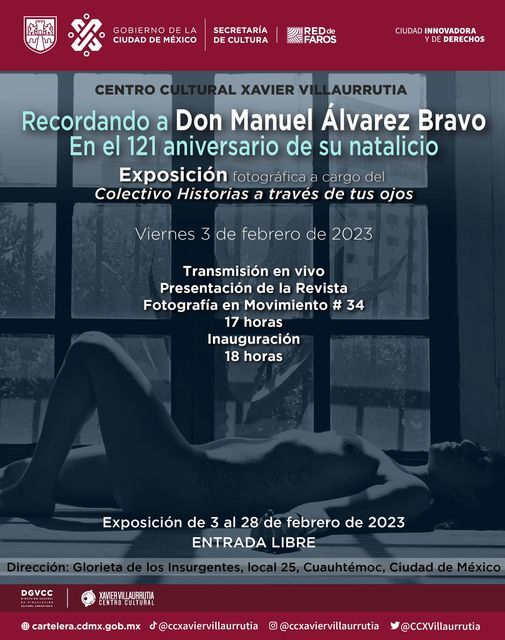 “Recordando a Don Manuel Álvarez Bravo”