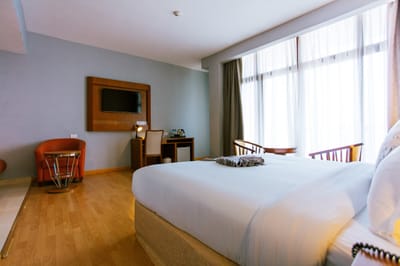 77 spacious guest rooms with the following categories: