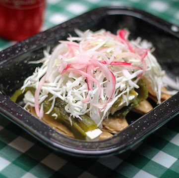 TACOS AHOGADOS CHILE DE ADOBERA