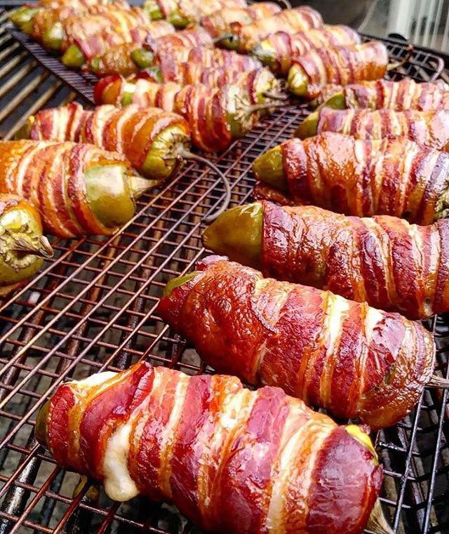 Bacon Wrapped Jalapeno Poppers