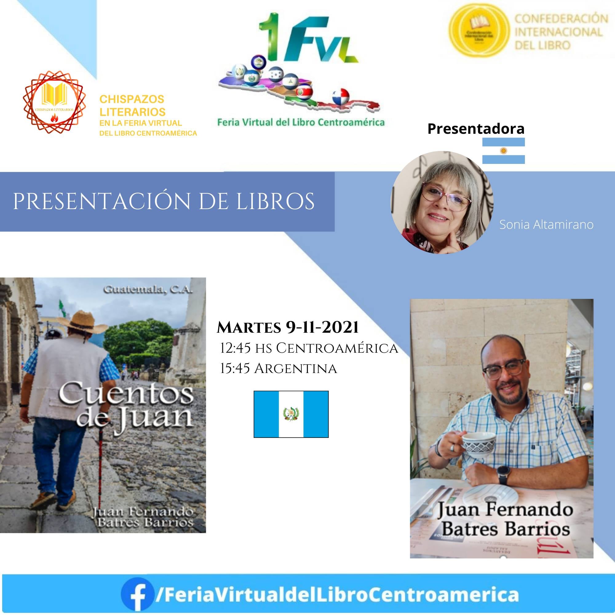 Participación en la Feria virtual del Libro Centroamericano 2021