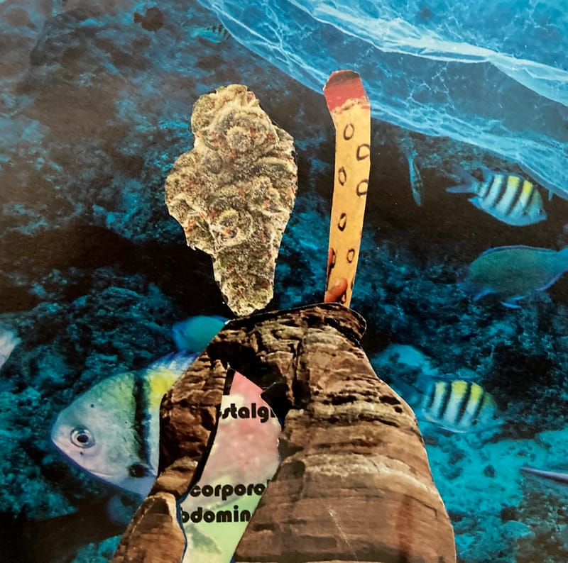 LEFT: Fezzilla (2022) 13 cm x 18 cm ~ CENTRE: King Of The Boardroom (2021) 20.4 cm x 25.4 cm ~ RIGHT:  Dancing With The Moonlit Knight(2021) 18 cm x 13 cm 