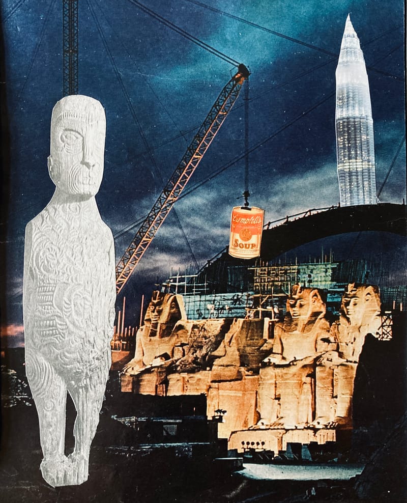 LEFT: Architecture & Morality (2023) 20 cm x 26 cm ~ CENTRE: Astronomy Domine (2023) 18 cm x 18 cm ~ RIGHT: Walk In Silence (2023) 10 cm x 15 cm