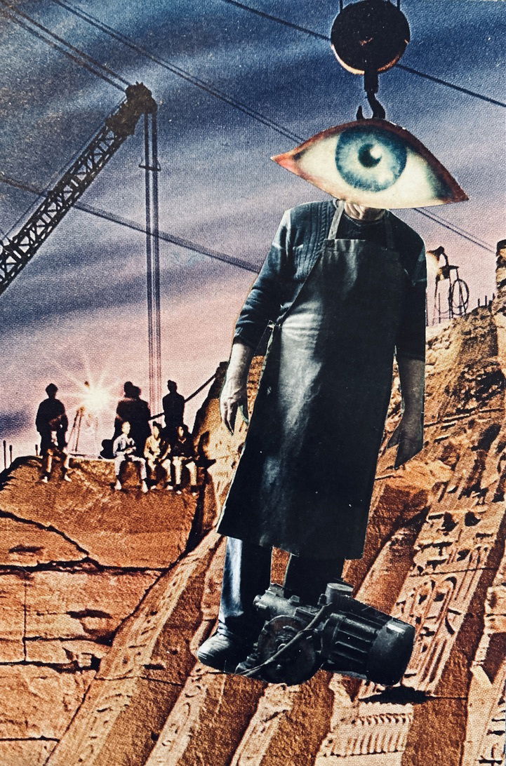 LEFT: Damaged Goods (2023) 10 cm x 25 cm ~ CENTRE: Hurtin' n' Hollerin' (2023) 12 cm x 12 cm ~ RIGHT: Like The Deserts Miss The Rain (2023) 9 cm x 12 cm